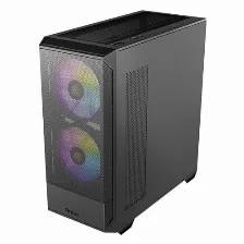 Gabinete Antec Nx416l, Midi Tower, Soporta Atx, M-atx, Itx, Ventx3, 1xusb 3.0, 1xusb-c, Negro