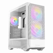 Gabinete Antec Nx416l, Midi Tower, Atx, M-atx, Itx, 3x Ventxiladores, Blanco