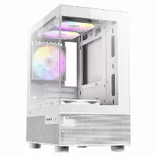 Gabinete Antec Cx200m Rbg Elite, Mini Tower, Micro Atx, Itx, 5x Ventiladores Argb, Blanco