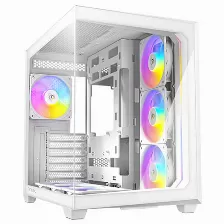 Gabinete Antec C5 Argb, Midi Tower, Soporta Atx, Micro-atx, Itx, 7xvent Incluidos, Blanco