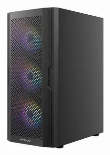 Gabinete Antec Ax20 Elite Media Torre, Ventana Lateral Cristal, 4x Ventiladores Rgb, Negro Perdida Amazon