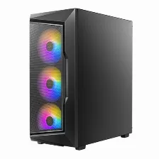 Gabinete Antec Ax61 Elite Media Torre, Ventana Cristal, 4x Ventiladores 120mm Argb, Negro