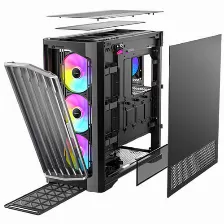 Gabinete Antec Performance 1 Ft Argb, Full Tower, Ventana Lateral, 4 Ventiladores, Negro
