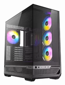 Gabinete Antec C7 Argb Midi Tower, E-atx, Atx, M-atx, Itx, 4x Ventiladores Negro