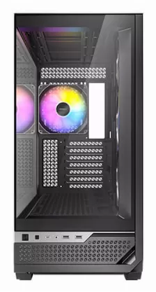 Gabinete Antec C7 Argb Midi Tower, E-atx, Atx, M-atx, Itx, 4x Ventiladores Negro