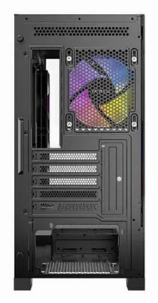 Gabinete Antec Cx500m Argb Mini Tower, Soporta Micro-atx, Itx, Ventx3 Argb, Negro