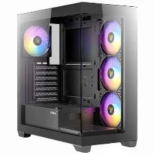 Gabinete Antec Cx300 Argb, Mid Tower, Atx, Micro-atx, Itx, 4x Ventiladores, Negro