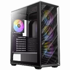Gabinete Antec Ax85 Argb, Mid Tower, Atx, M-atx, Itx, 4x Ventiladores Argb 120mm, Negro