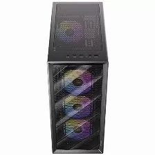 Gabinete Antec Ax85 Argb, Mid Tower, Atx, M-atx, Itx, 4x Ventiladores Argb 120mm, Negro
