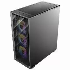 Gabinete Antec Ax85 Argb, Mid Tower, Atx, M-atx, Itx, 4x Ventiladores Argb 120mm, Negro