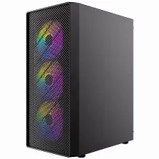 Gabinete Antec Ax26 Midi Tower, 3x Ventiladores, Negro