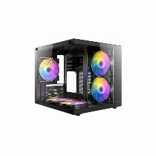 Gabinete Antec Vcx20m Rgb Elite, Mini Tower, Tempered Glass, Micro-atx, Itx, Fuente No, Negro