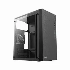 Gabinete Antec St10m Tg, Matx Mini Tower, Pc Case Black, Full View, Tempered Glass Compact