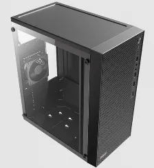 Gabinete Antec St10m Tg, Matx Mini Tower, Pc Case Black, Full View, Tempered Glass Compact