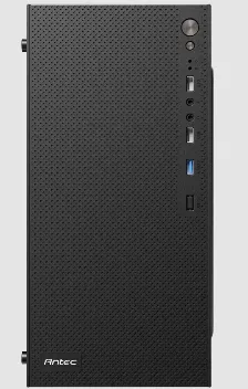 Gabinete Antec St10m Tg, Matx Mini Tower, Pc Case Black, Full View, Tempered Glass Compact