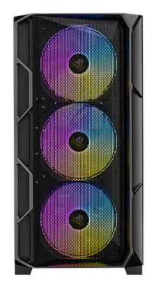 Gabinete Antec Ax-1000 Argb Midi Tower, 4x Ventiladores, Negro