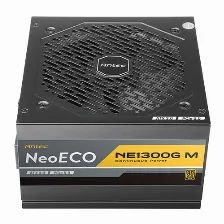 Fuente De Poder Antec Neoeco Ne1300g M, 1300w, Full Modular, 80 Plus Gold, Atx 3.0, Pcie 5.0, Negro