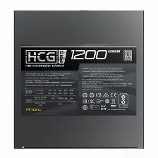 Fuente De Poder Antec Hcg1200 Pro, Atx3.1, 1200 Watt, 80 Plus Platinum, Fully Modular, Negro