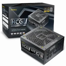 Fuente De Poder Antec Hcg1200 Pro, Atx3.1, 1200 Watt, 80 Plus Platinum, Fully Modular, Negro