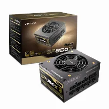 Fuente De Poder Antec Sf850x, 850 , 80 Gold, Full Modular, Sfx, Negro
