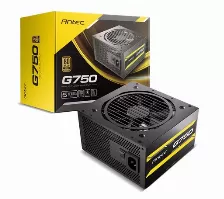 Fuente De Poder Antec G750, 750w, 80 Plus Gold, Semi-modular, Negro