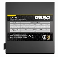 Fuente De Poder Antec G850, 850w, Semi Modular, 80 Plus Gold, Negro