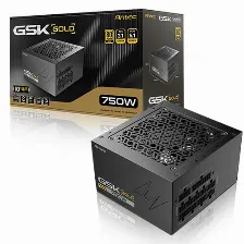 Fuente De Poder Antec Gsk750, 750w , 80 Gold, Full Modular, Atx3.1, Pcie5.1, Negro