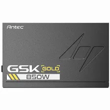 Fuente De Poder Antec Gsk850 V2, 850w , 80 Gold, Full Modular, Atx 3.1, Pcie 5.1, Negro