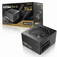 Fuente De Poder Antec Gsk850 V2, 850w , 80 Gold, Full Modular, Atx 3.1, Pcie 5.1, Negro