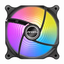 Ventilador Antec F12 Racing Argb, 12cm, 120mm, 1500 Rpm, Led Multi, Negro