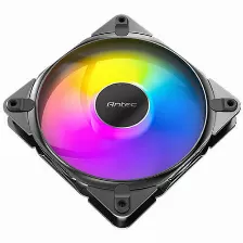 Kit De 3 Ventiladores Antec Tranquil 120 Argb, Led Multi, Controlador Incluido, Negro