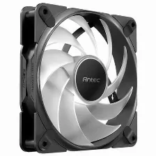 Kit De 3 Ventiladores Antec Tranquil 120 Argb, Led Multi, Controlador Incluido, Negro