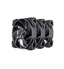 Kit De 3 Ventiladores Antec Nova 120 Pwm Fan, Negro