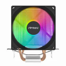 Disipador Antec A35 Frgb, Ventilador Silencioso, 120mmm, Max. 1800 Rpm, Intel/amd, Negro