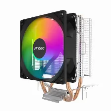 Disipador Antec A35 Frgb, Ventilador Silencioso, 120mmm, Max. 1800 Rpm, Intel/amd, Negro