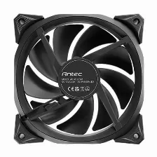Kit 3 Ventiladores Antec Fusion 120 Argb, 120mm, Incluye Controlador, Negro