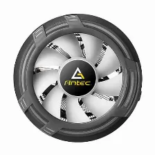 Disipador Antec T120, Rgb, 120mm, Conector 3pin, Compacto, Intel/amd, Negro