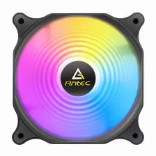 Kit De 3 Ventiladores Antec F12 Racing Argb, 120mm, Controlador Incluido, Negro