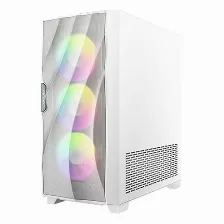 Gabinete Antec Df700 Flux Midi-tower, Ventana Cristal, 5x Ventiladores Instalados, Blanco