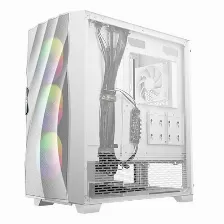 Gabinete Antec Df700 Flux Midi-tower, Ventana Cristal, 5x Ventiladores Instalados, Blanco