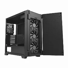 Gabinete Antec P10 Flux Midi Tower, Soporta Atx, M-atx, Mini-itx, 4x Vent 120mm, Negro