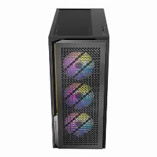 Gabinete Antec P20c Argb, Midi Tower, E-atx, Atx, Micro-atx, Mini-itx, 3x Ventiladores, Negro