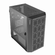 Gabinete Antec Nx200m Mini Torre, Ventana Cristal, 1x Ventilador 120mm, Negro, Sin Fuente