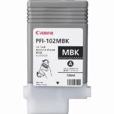 Cartucho De Tinta Canon Pfi-102mbk Original, Negro Mate