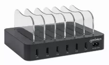 Estación De Carga Manhattan 102254 100 - 240 V, 1 A, Negro