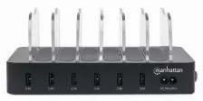 Estación De Carga Manhattan 102254 100 - 240 V, 1 A, Negro
