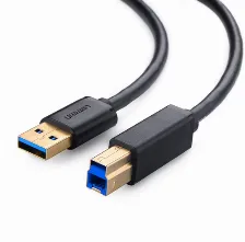 Cable Ugreen Usb-a Macho A Usb-b Macho, 2 Metros