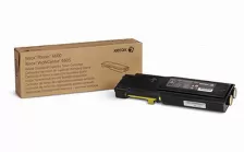 Tóner Xerox (106r02251), Amarillo, 2000 Páginas, P/impresoras Phaser 6600workcentre 6605 Original