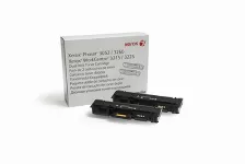 Tóner Xerox, Dual Pack Negro, 6000 Páginas, Para Phaser 3052/3260, Workcentre 3215/3225, 106r02782 Original