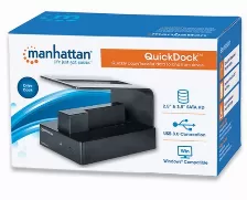 Convertidor Manhattan Superspeed Usb 3.0 Macho A Sata Iii, 2.5 Pulgadas, 5 Gbit/s, Negro/azul